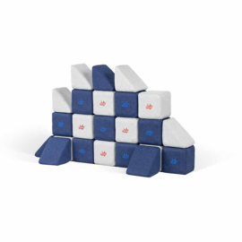 JollyHeap set Mini, 24 stuks magnetische blokken (2 vormen)