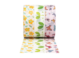 Washi tape, lente, 3 rollen