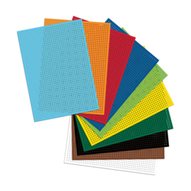 Borduurkarton gekleurd en onbedrukt