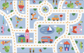 Fluweelzacht verkeerstapijt (130 x 180 cm)