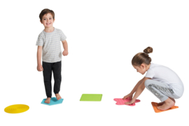 Set van 5 sensorische tegels met structuur