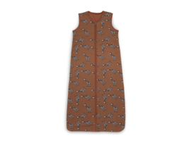 Slaapzak jersey Giraffe caramel