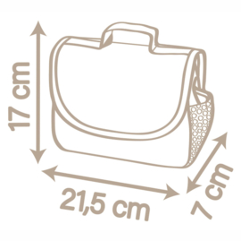 Luiertas / Verzorgingstas voor poppen met inhoud