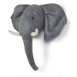 Vilten wanddecoratie Olifant