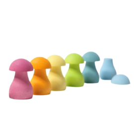 Grimms sorteer paddenstoelen pastel