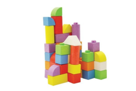 Vrolijke speelblokken, set van 40