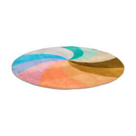 # Speeltapijt Rainbow Swirl Neutral