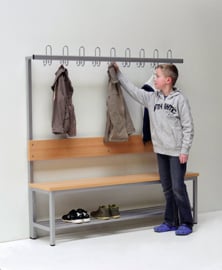 Garderobe zitbank