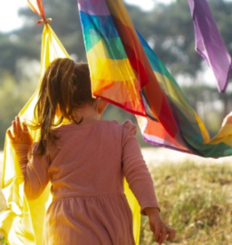 Playcycle speeldoeken regenboog, 7-delige set, 65 cm