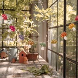 Vilten slinger Paddenstoel Indian Summer Fairtrade