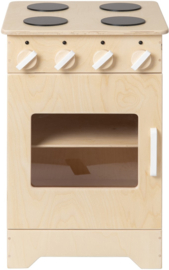 Houten fornuis voor kleuters naturel wit