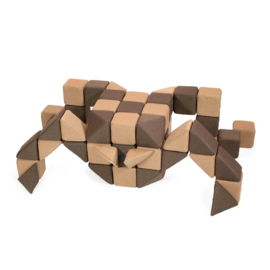 JollyHeap set Creative, 100 stuks magnetische blokken (4 vormen)