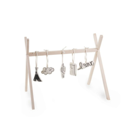 Houten babygym tipi naturel