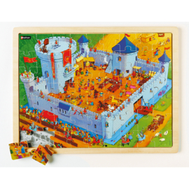 Puzzel - kasteel leven, 63-delig