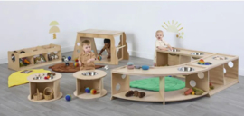 # Cosy Mega Speel- en ontdekeiland opstelling (7-delig)