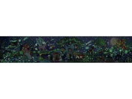 Mega puzzel Magic Forest met glow in the dark, 1,5 meter