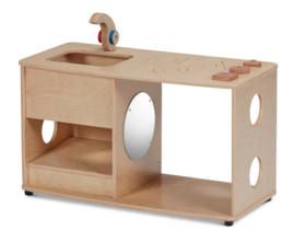 Baby-dreumes activiteitenkeuken