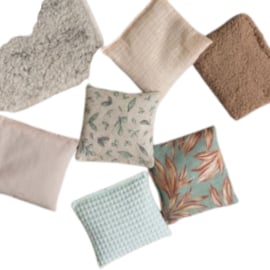 Sensorische pittenzakjes - Dusty green