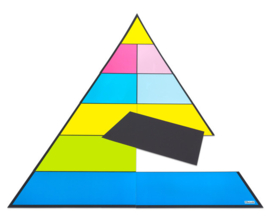 Voedselpiramide magnetisch, 9-delig