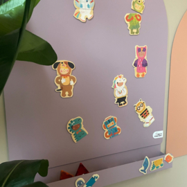 Magnetisch wandbord Bow paars