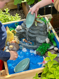 Grote speel-waterval