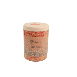 # Grennn Speelrijst Pink Flower mix 750 gram