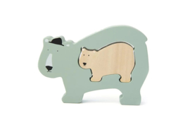 Houten babydieren puzzels