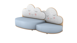 Dubbele Akoestische Sofa Wolk