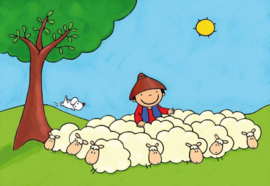 # Kamishibai vertelplaten Het verhaal van het verloren schaap