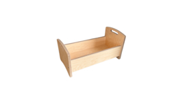 # Poppenbedje compleet met dekbed en kussen