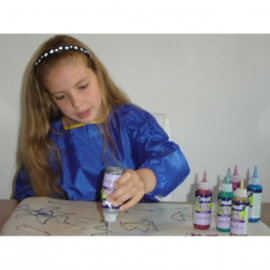 Creall glitterlijm 100 ml, 6 stuks assortiment