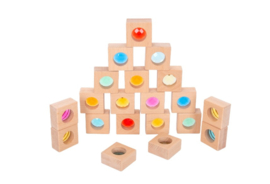 Tickit houten caleidoscoop blokken, 20-delig