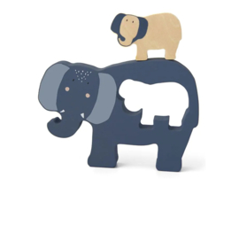 Houten babydieren puzzels