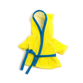 Badjas geel en blauw, 21 cm