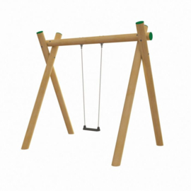 Robinia schommelframe met enkele schommel