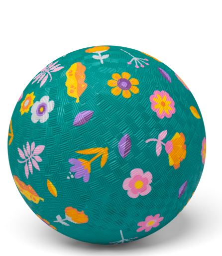 Rubber bal - Bloemen - 18 cm