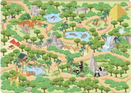 Fluweelzacht speeltapijt The Jungle (130 x 180 cm)