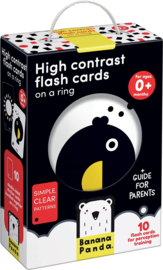 Banana Panda Hoog contrast Flitskaarten aan ring 0m+
