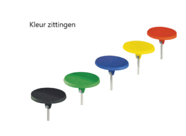 Spaceflex 12 zitplaatsen, melamine tafelblad, zithoogte 46 cm