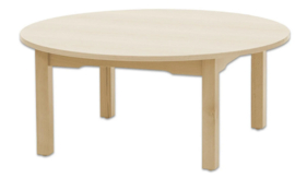 Houten tafel rond, doorsnee 100 cm