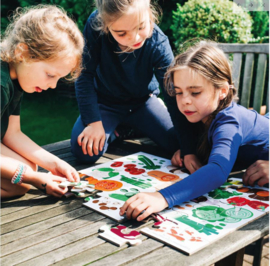 Vloerpuzzel fruit, 48-delig