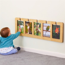 Houten foto display