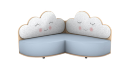 Akoestische Hoeksofa Wolk
