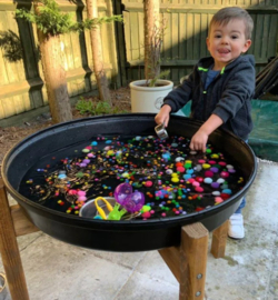 Diepe mini tuff tray, doorsnee 69 cm