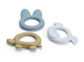 Bioplastic bijtringen set van 3