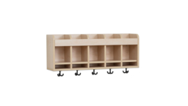 Groot garderobeschap met haken