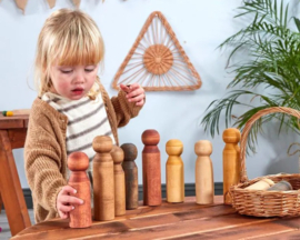 Grote multiculturele poppen, set van 10