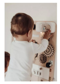 Activiteiten wandbord taupe/beige tinten Premium