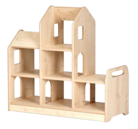 Groot vrijstaand poppenhuismeubel