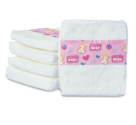 New Born Baby Luiers, 5 stuks